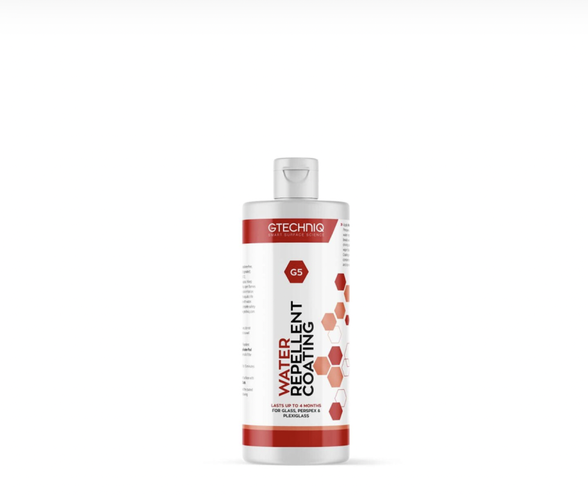 Gtechniq G5 Water Repellent Coating For Glass And Perspex