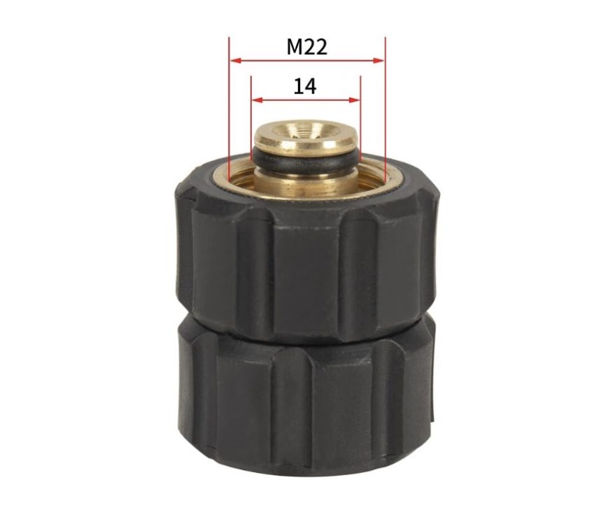 M22 14mm Female - M22 14mm Female