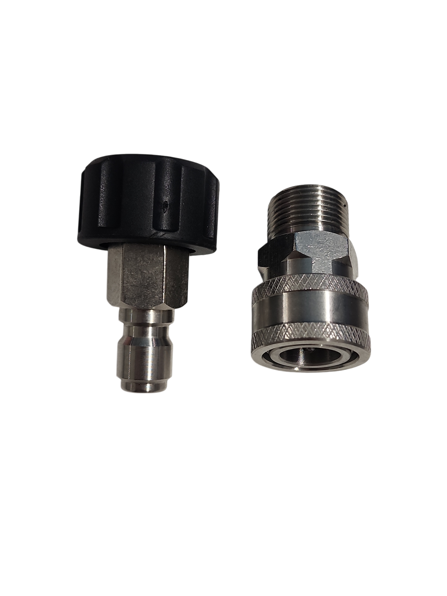 M22 14mm 3/8" Quick Connect Female / Male SS Kit